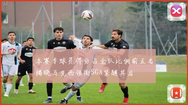 本赛季球员得分占全队比例前五名揭晓马克西领衔SGA紧随其后